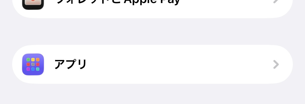404の海を設定アプリから有効化する手順2