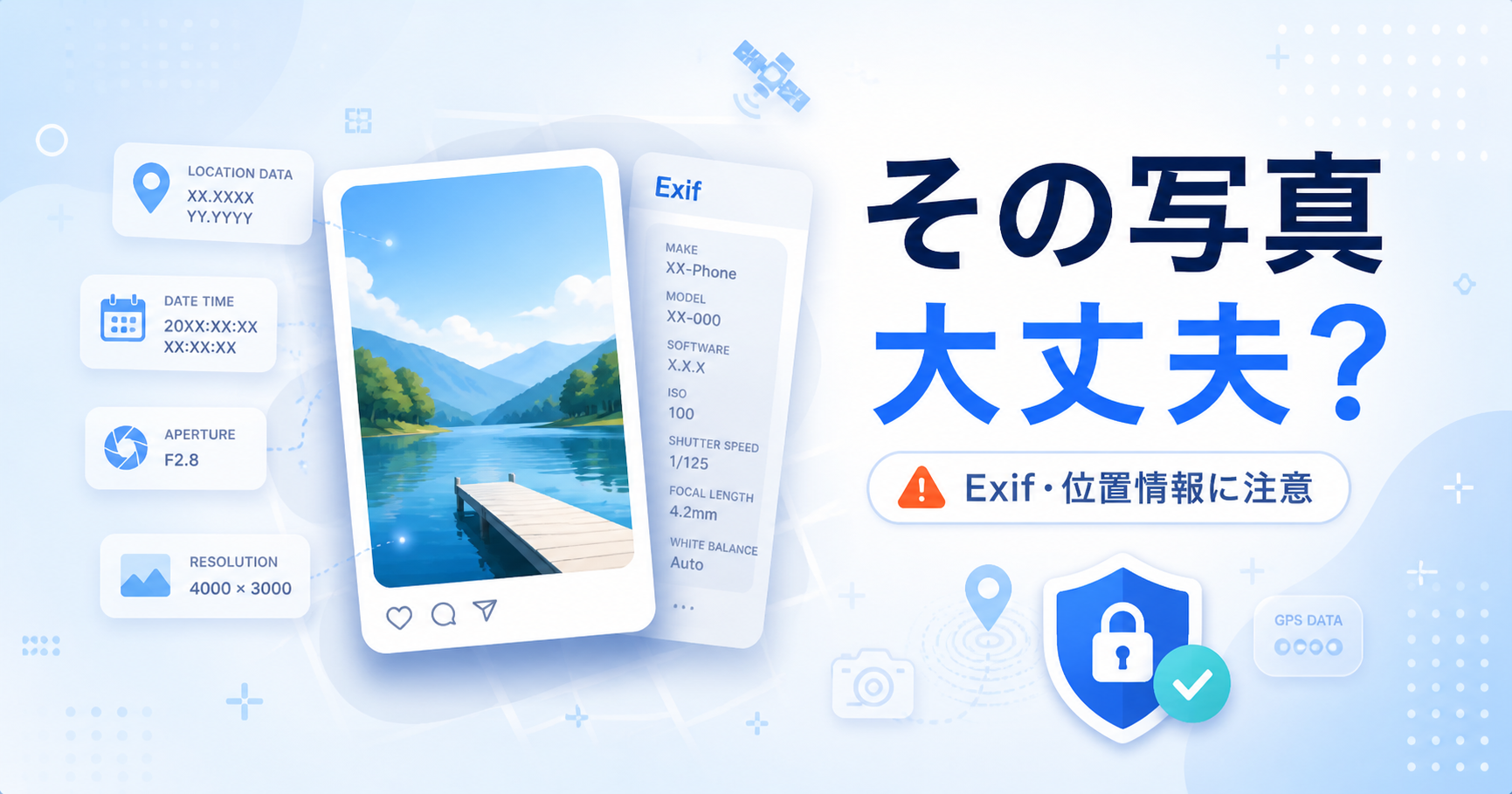 その写真は大丈夫？画像のメタ情報（Exif）と位置情報が招くリスクと対策を解説